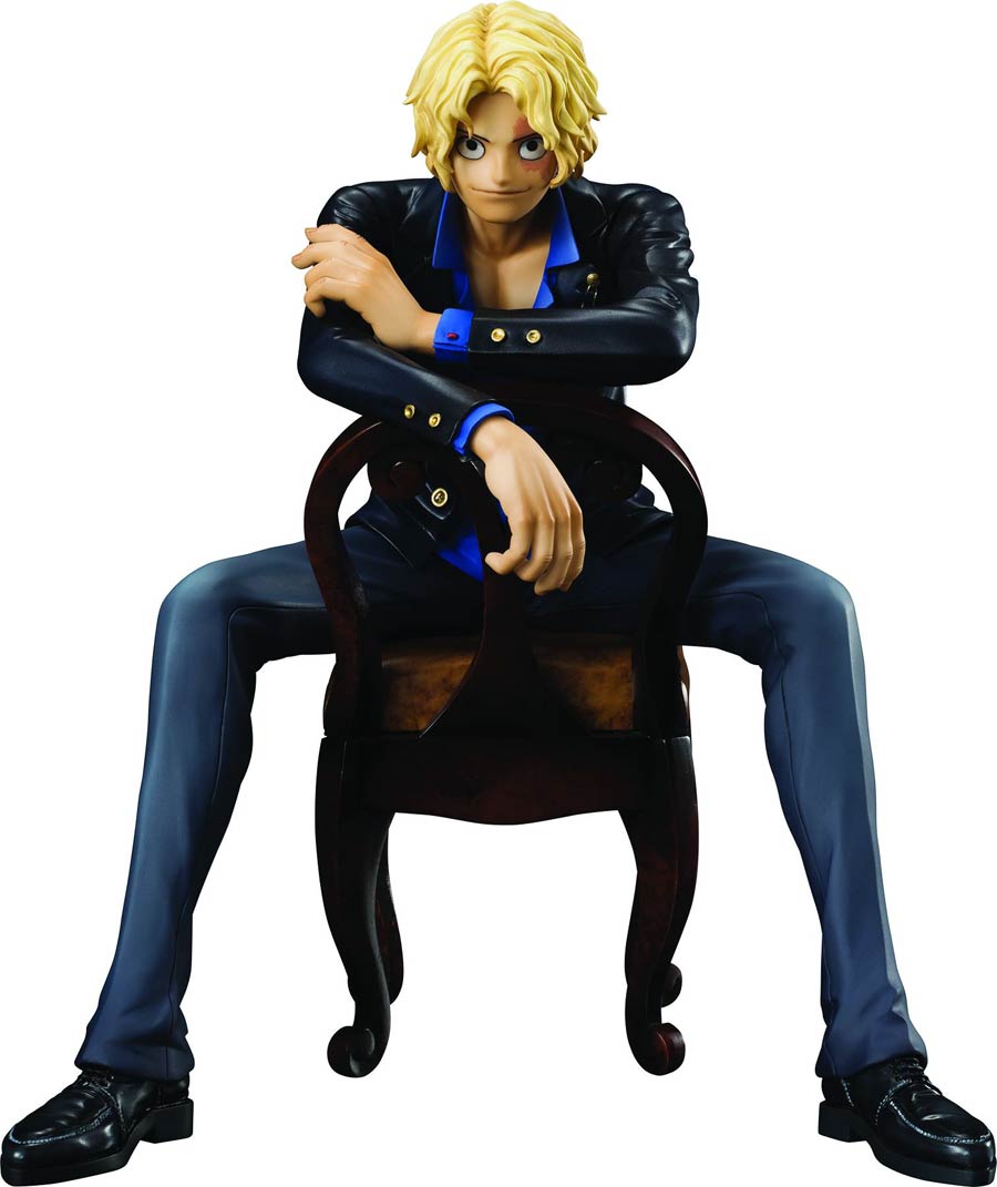 One Piece P.O.P. Sit On A Chair Sabo PVC Figure