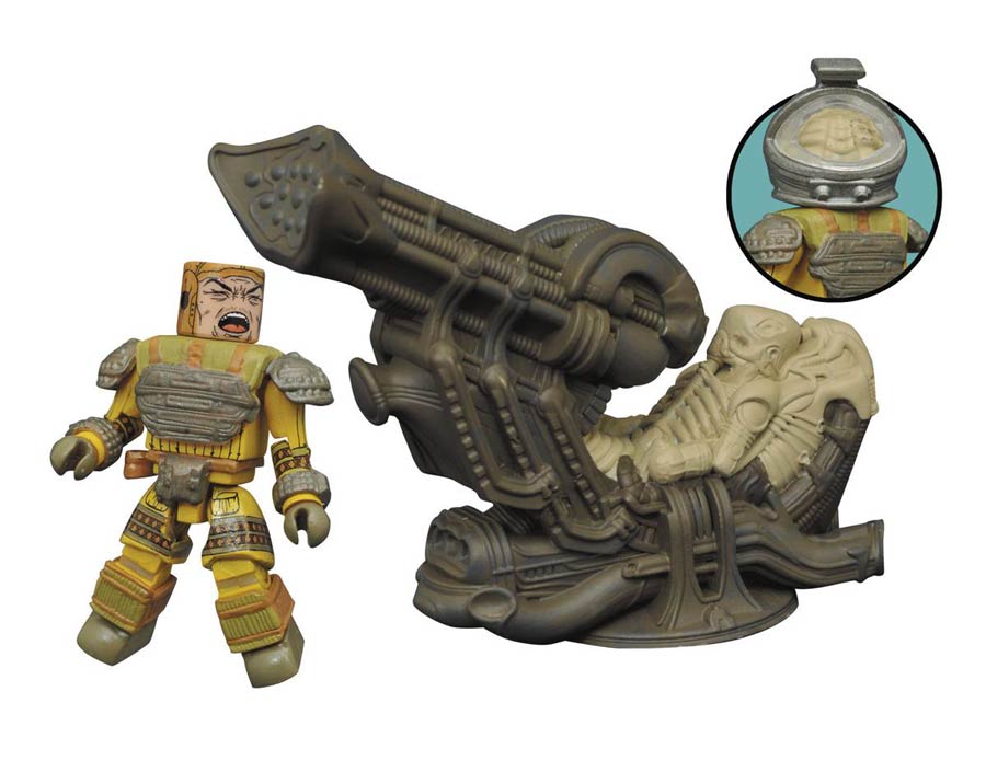 Aliens Minimates Deluxe Space Jockey Set