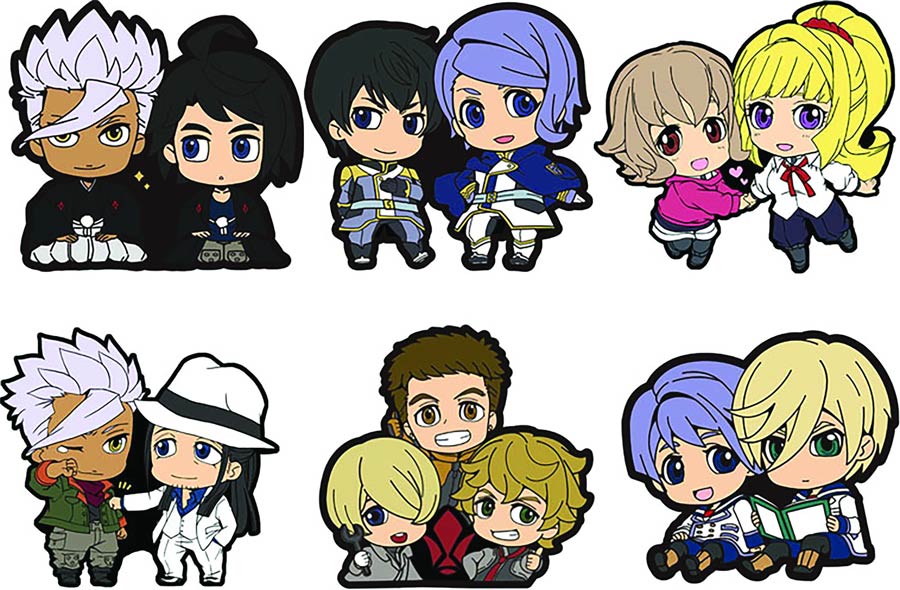 Gundam Iron-Blooded Orphans Body Kore Rubber Mascot 6-Piece Display