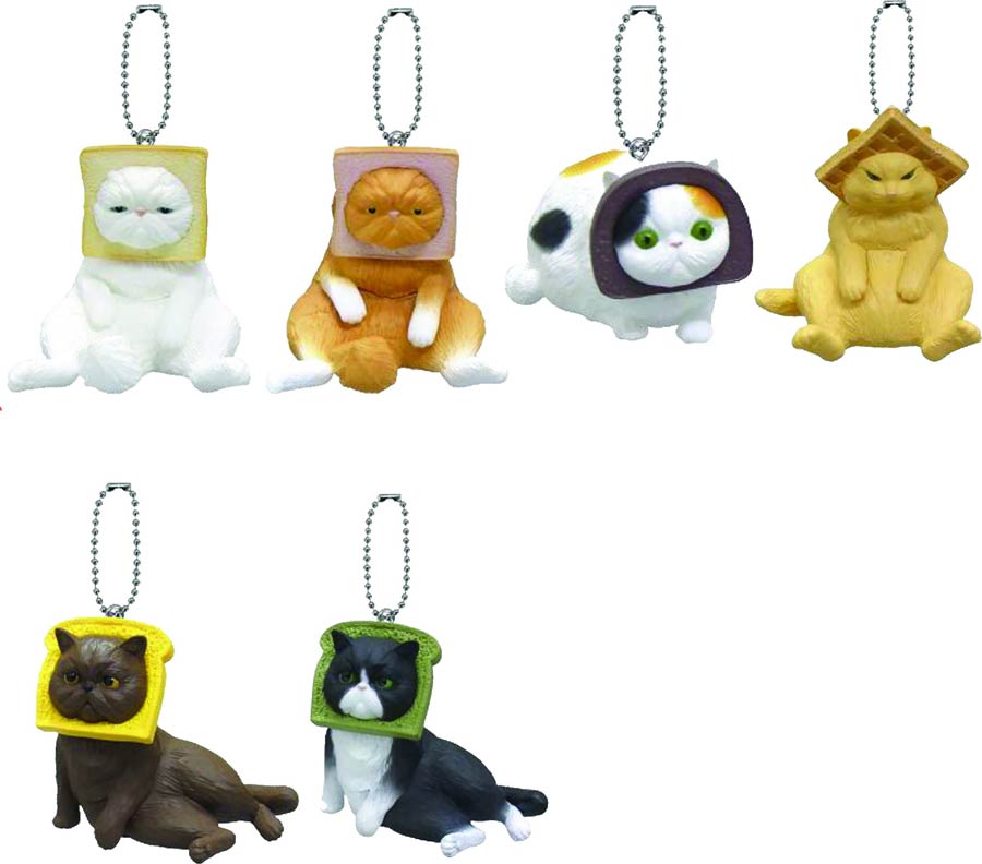 Neko Pan Figure Mascot Charm Blind Mystery Box Collection Display