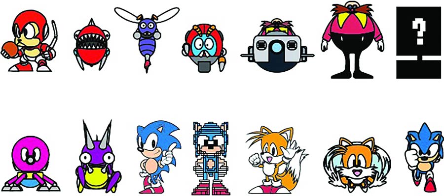 Sonic mystery mini shop figures