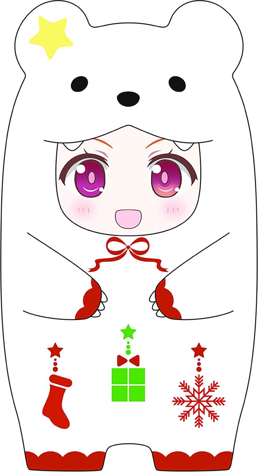 Nendoroid More Face Parts Case - Christmas Polar Bear