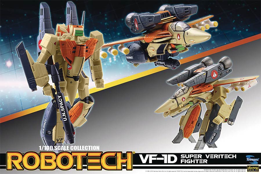 Robotech VF-1D 1/100 Scale Transformable Action Figure