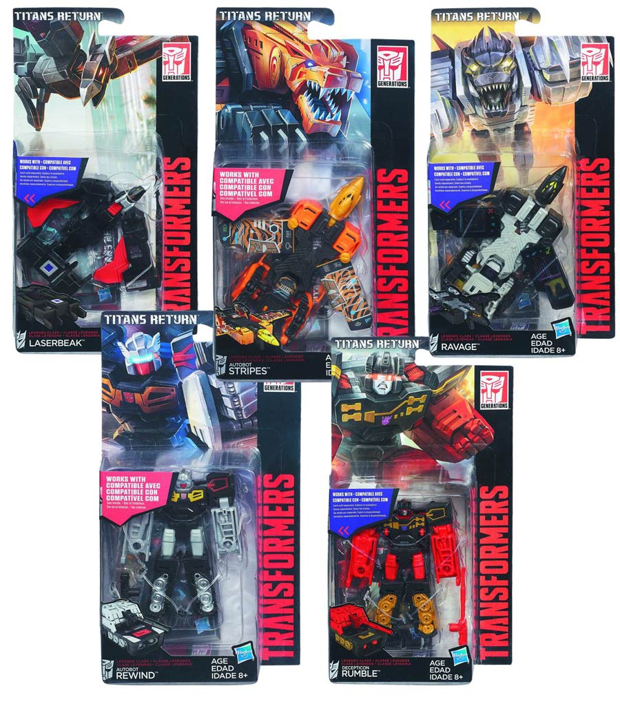 Transformers Titans Return Legends Action Figure Assortment Case 201602