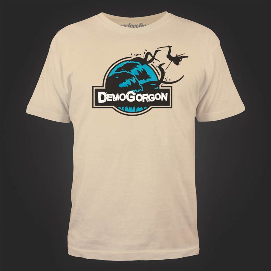 Dungeons & Dragons Demogorgon Park Cream T-Shirt Large