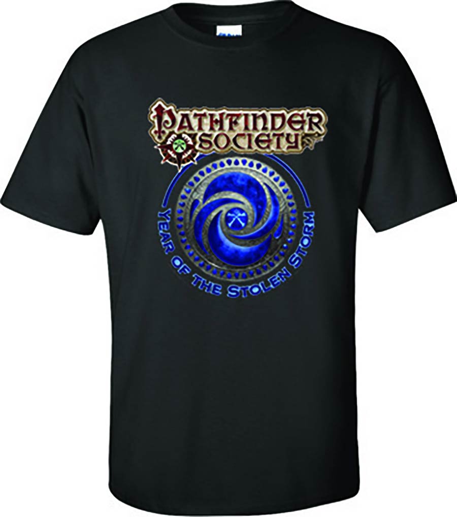 Pathfinder Year Of The Stolen Storm Black T-Shirt Large
