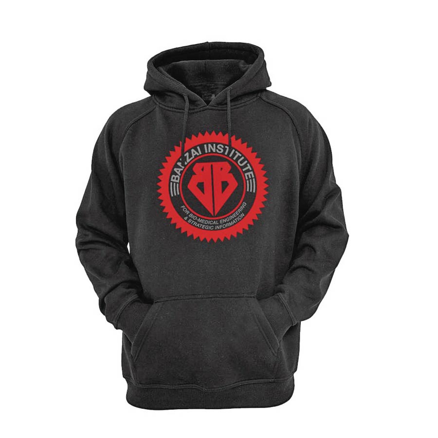 Buckaroo Banzai Banzai Institute Previews Exclusive Black Hoodie X-Large