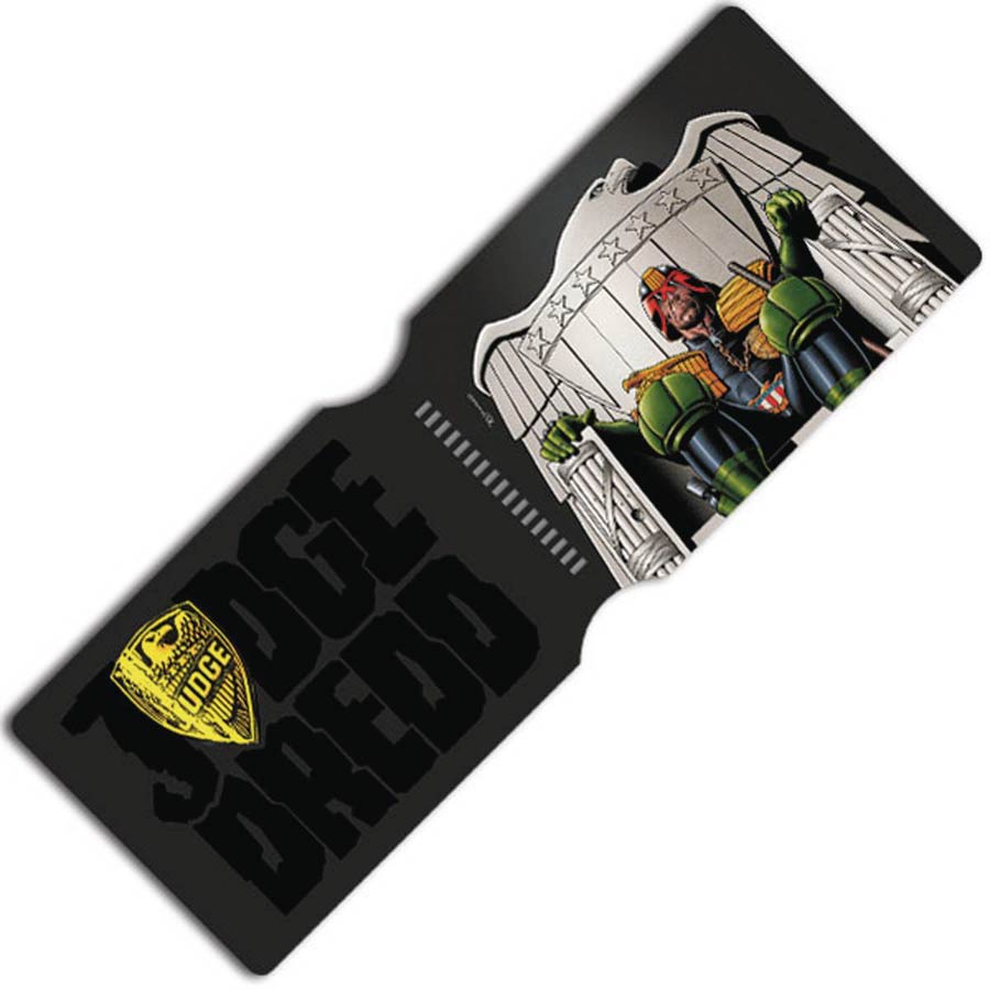 2000 AD Judge Dredd Travelpass Holder - Judge Dredd Throne