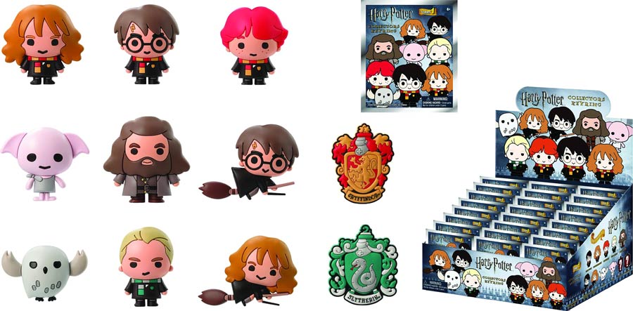 Harry Potter Laser Cut Figural Keyring Series 2 Blind Mystery Box 24-Piece Display