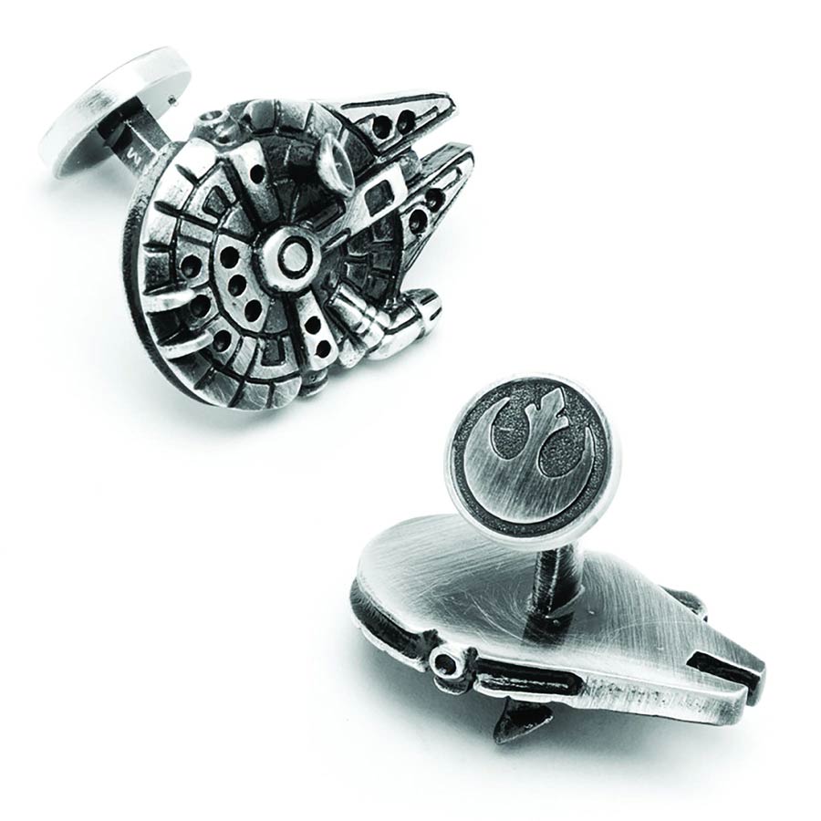 Star Wars 3D Cufflinks - Millennium Falcon