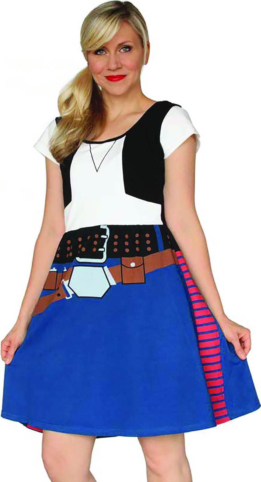 Star Wars Han Solo Fit & Flare Dress Large