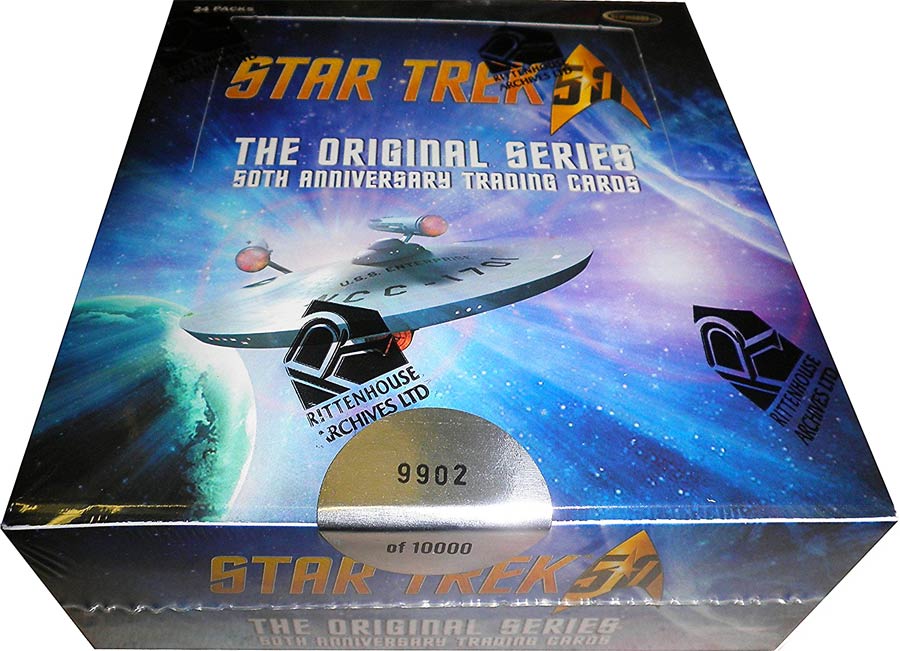 Star Trek 50th Anniversary Trading Cards Box