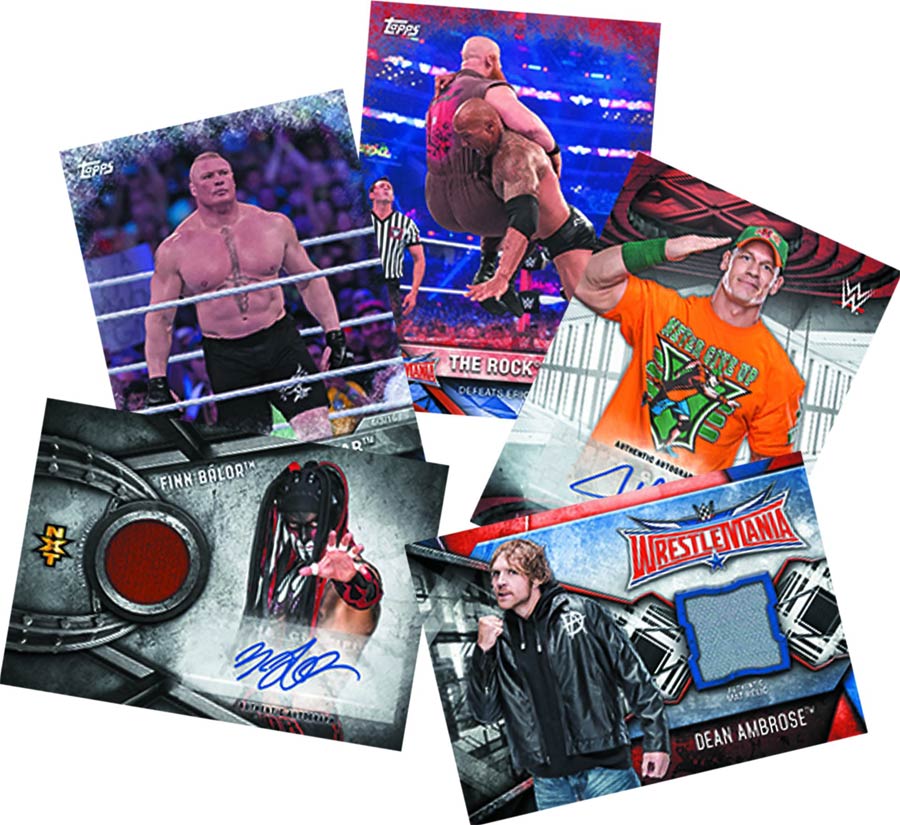 Topps 2017 WWE Road To Wrestlemania Trading Cards Box