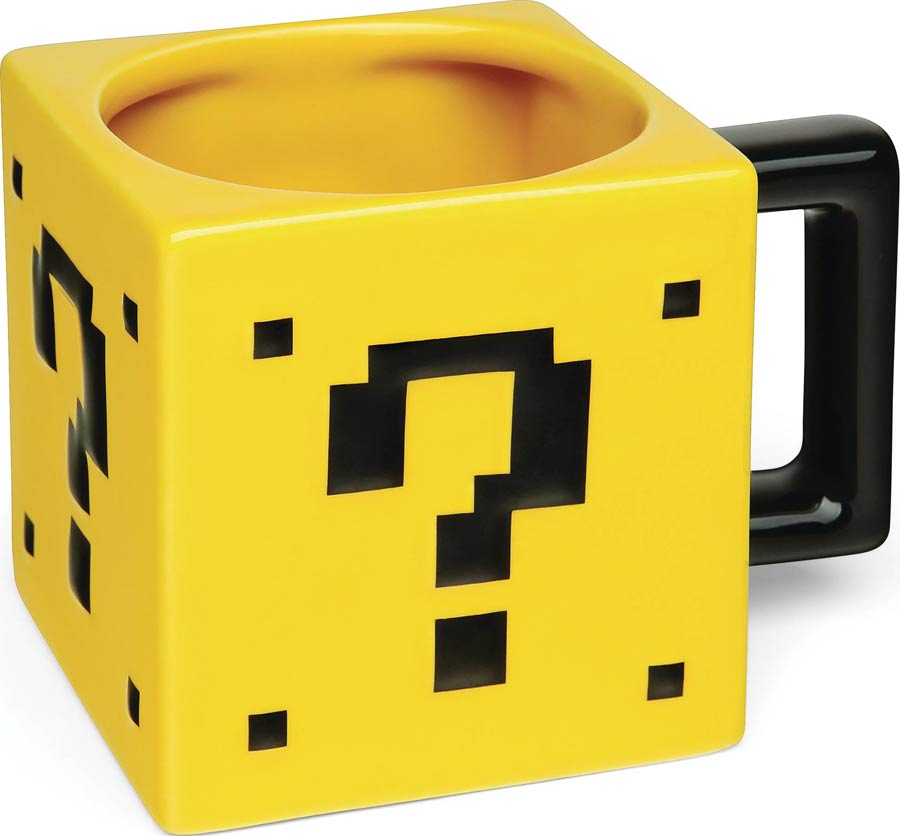 Gamer-Centric Coffee Mug - Power Up Cube