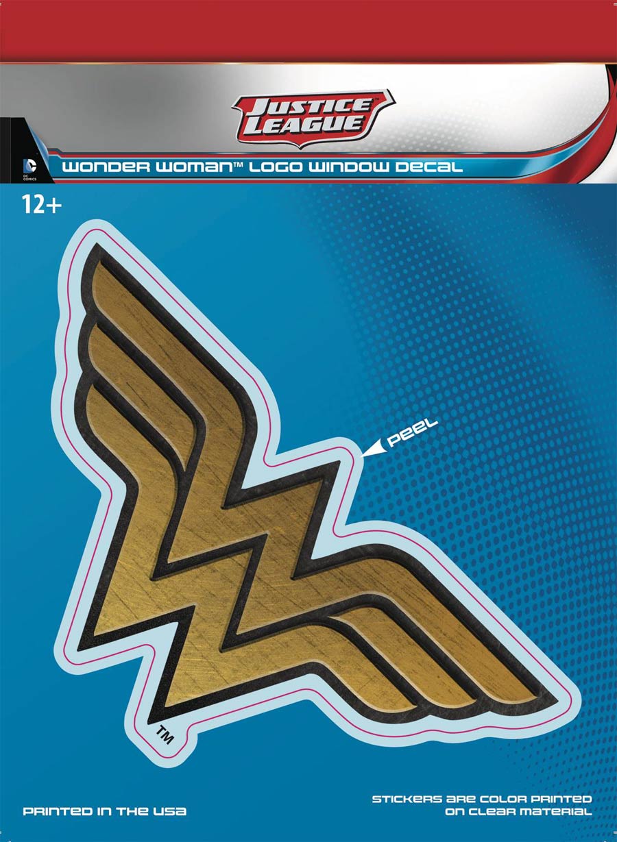 DC Comics Justice League Dimensional Logo Vinyl Decal - Wonder Woman