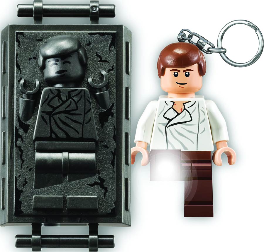 Lego Star Wars Han Solo In Carbonite Keychain LED Lite