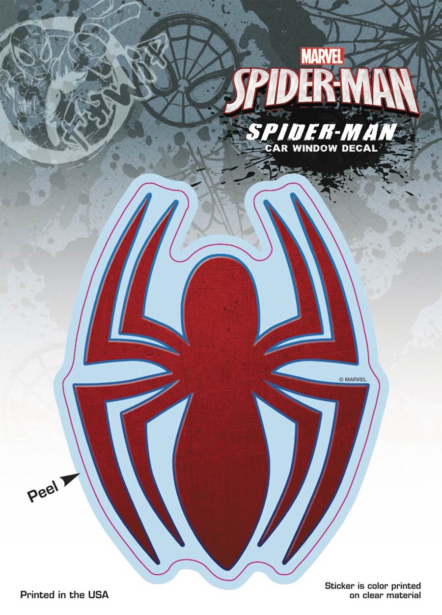 Marvel Comics Logo Vinyl Decal - Spider-Man