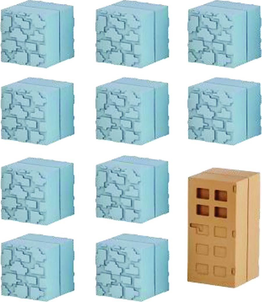 Minecraft Mine-Keshi Cobblestone & Wood Block Set