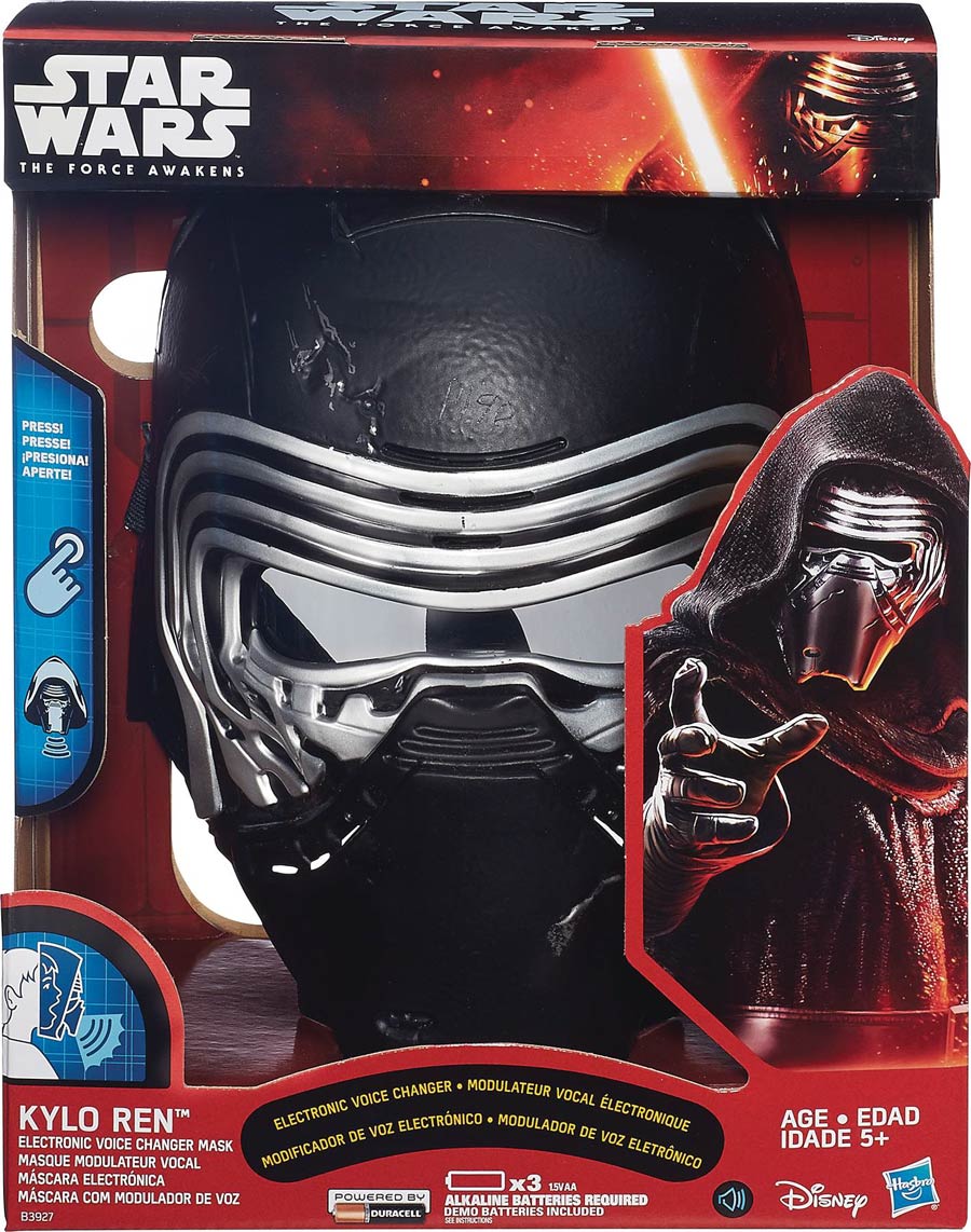 Star Wars Episode VII The Force Awakens Kylo Ren Voice Changer Mask Case