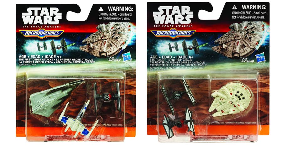 Star Wars Micro Machines Vehicle 3-Pack Assortment Case 201602