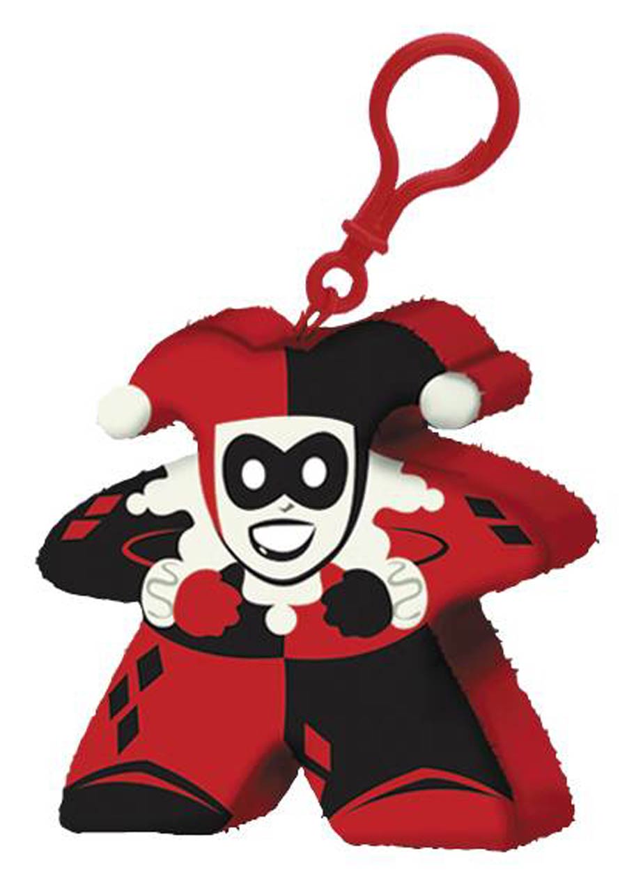 DC Comics Mighty Meeples Plush Clip - Harley Quinn