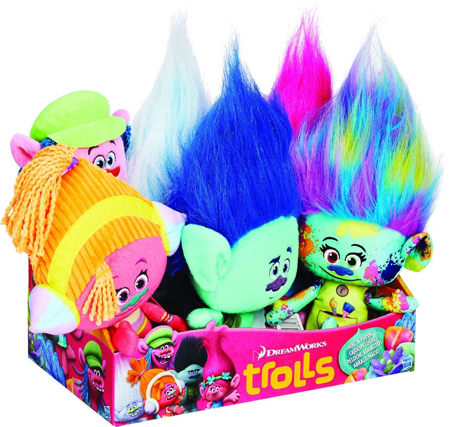 Trolls Hug N Plush Doll Assortment Case