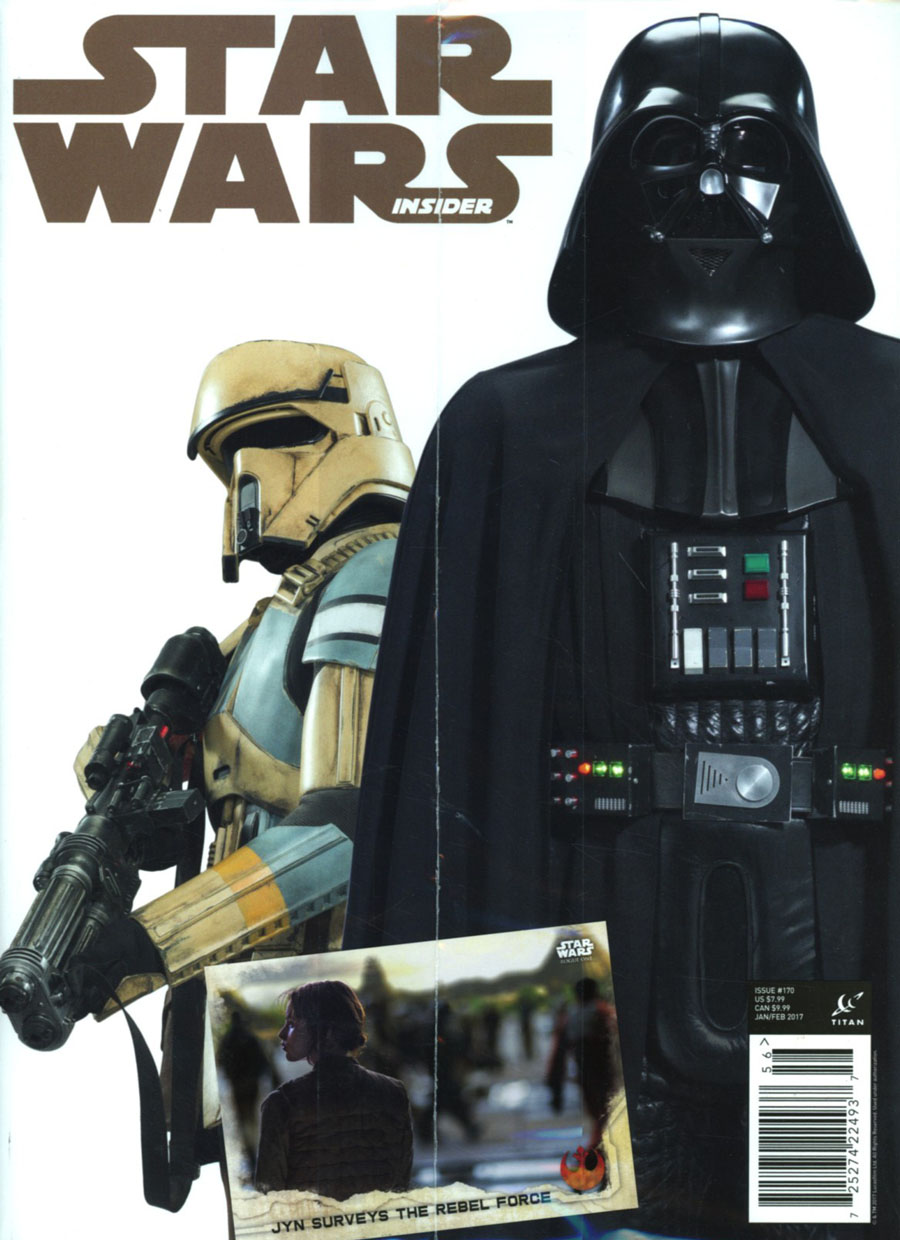 Star Wars Insider #170 January / February 2017 Previews Exclusive Edition