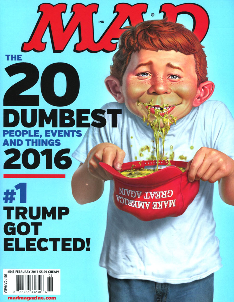 MAD Magazine #543 Regular Usual Gang Of Idiots Cover