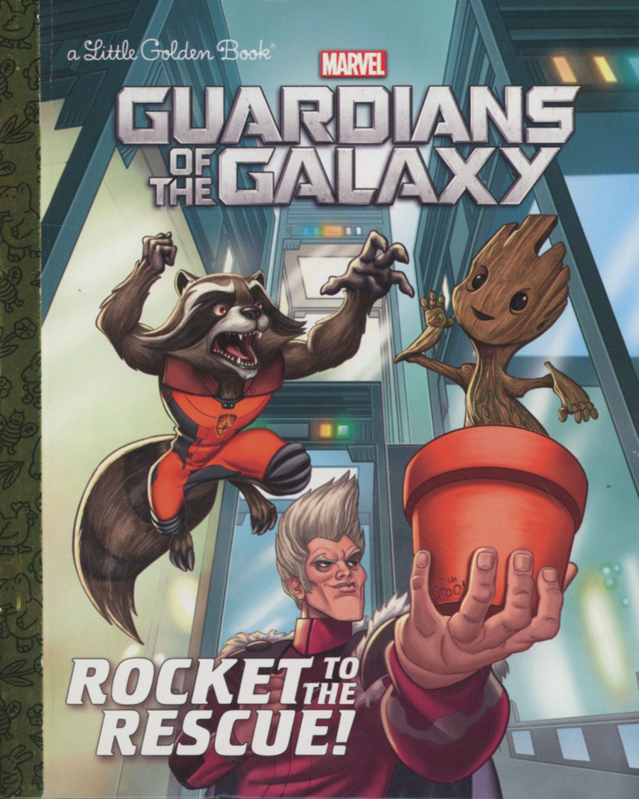 Guardians Of The Galaxy Rocket To The Rescue Little Golden Book HC