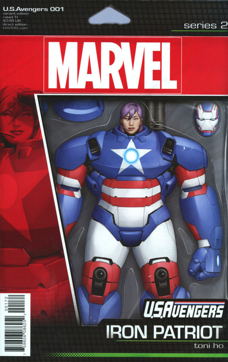 U.S.Avengers #1 Cover F Variant John Tyler Christopher Action Figure Cover (Marvel Now Tie-In)