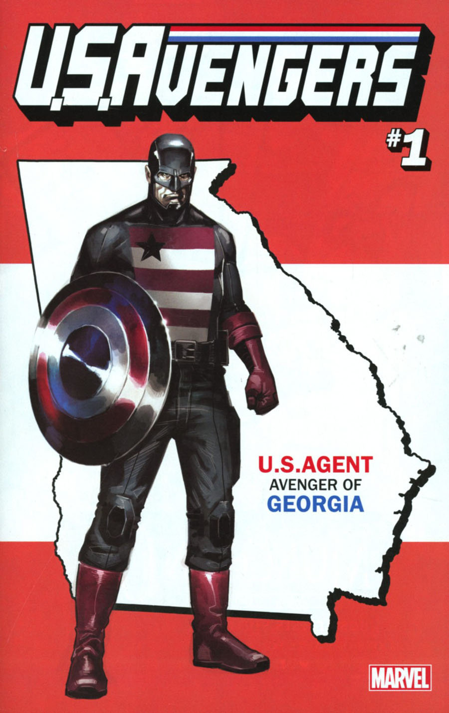 U.S.Avengers #1 Cover Q Variant Rod Reis Georgia State Cover (Marvel Now Tie-In)