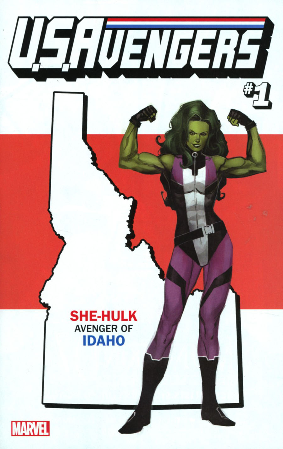 U.S.Avengers #1 Cover S Variant Rod Reis Idaho State Cover (Marvel Now Tie-In)