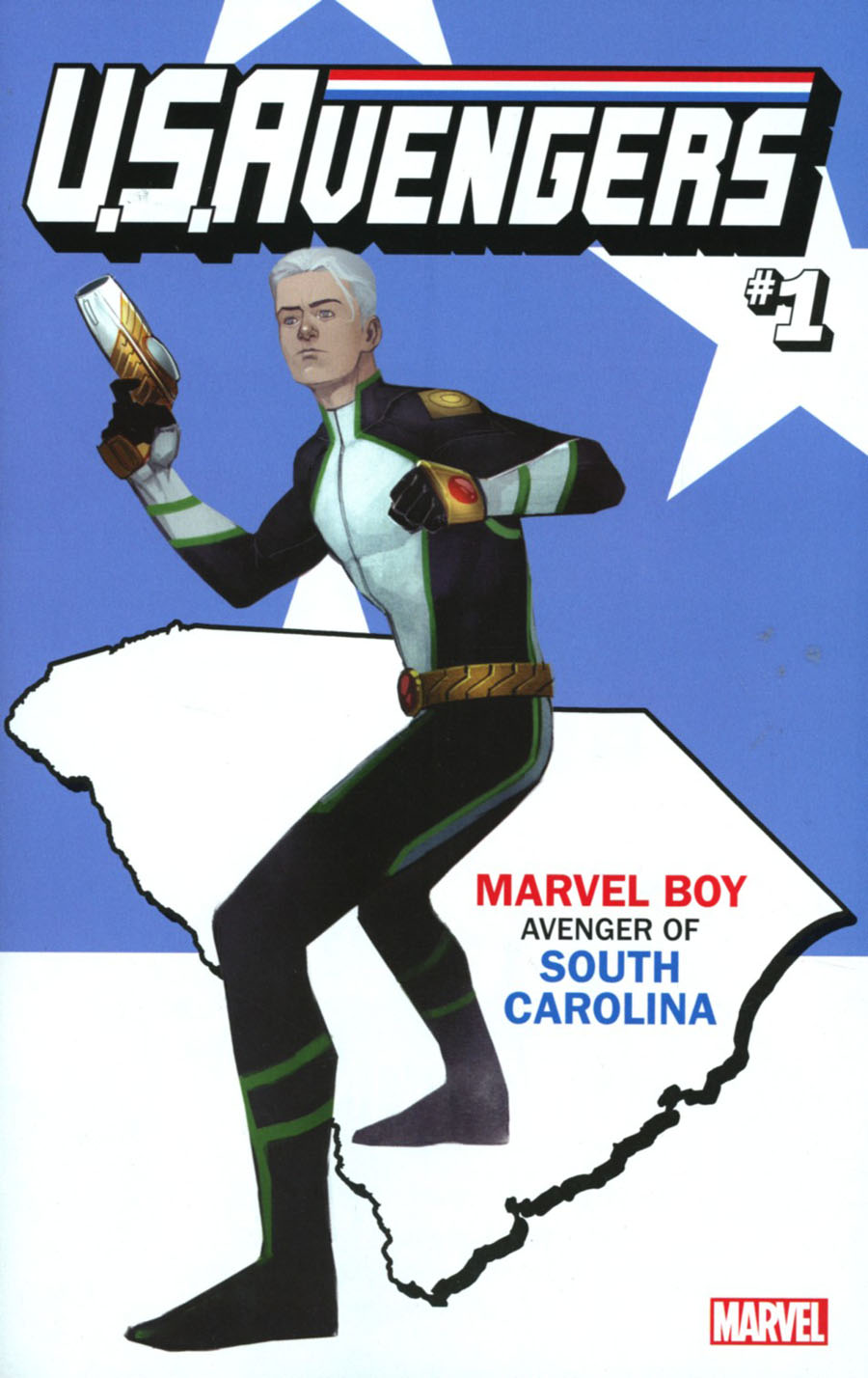 U.S.Avengers #1 Cover Z-V Variant Rod Reis South Carolina State Cover (Marvel Now Tie-In)