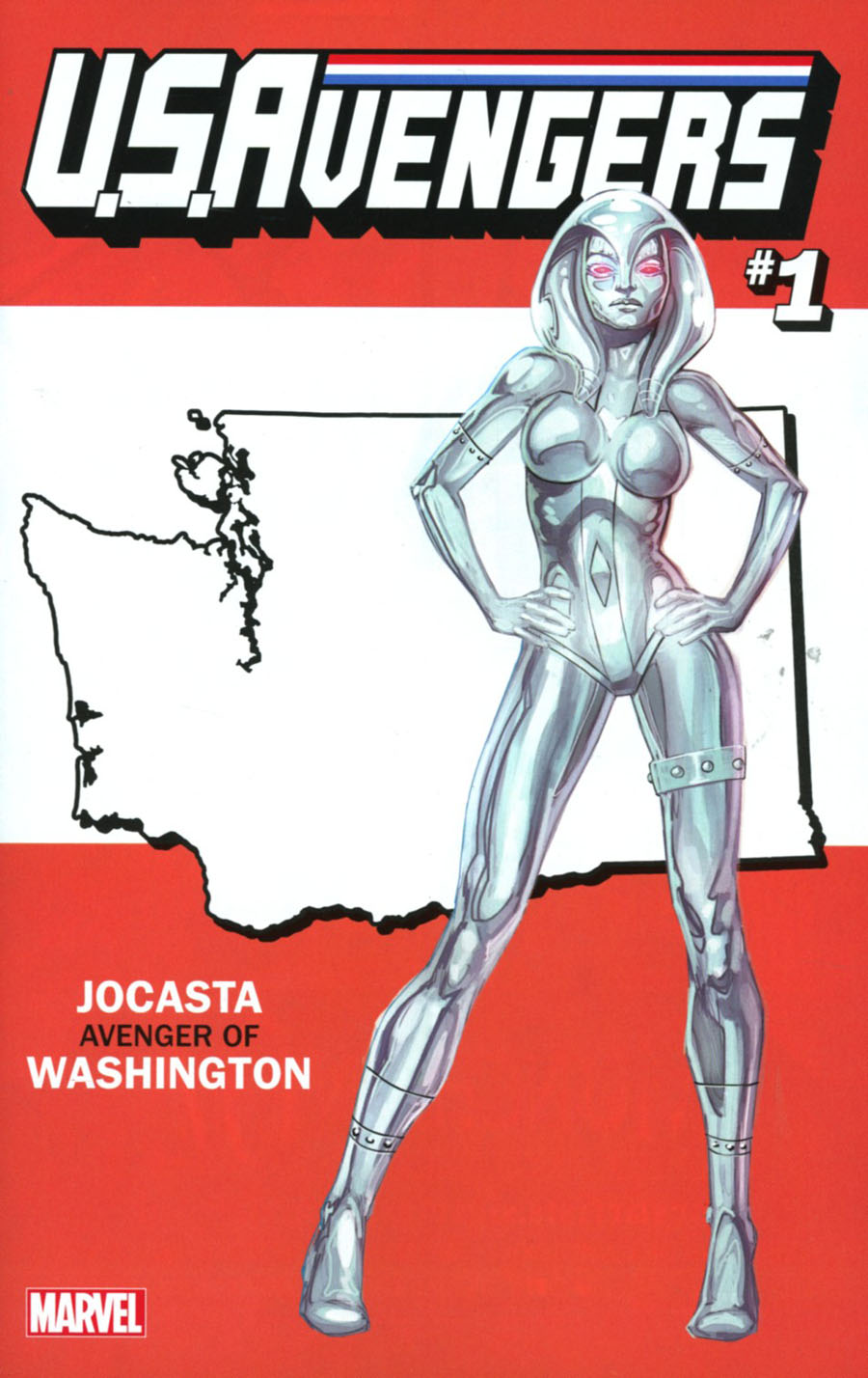 U.S.Avengers #1 Cover Z-Z-D Variant Rod Reis Washington State Cover (Marvel Now Tie-In)