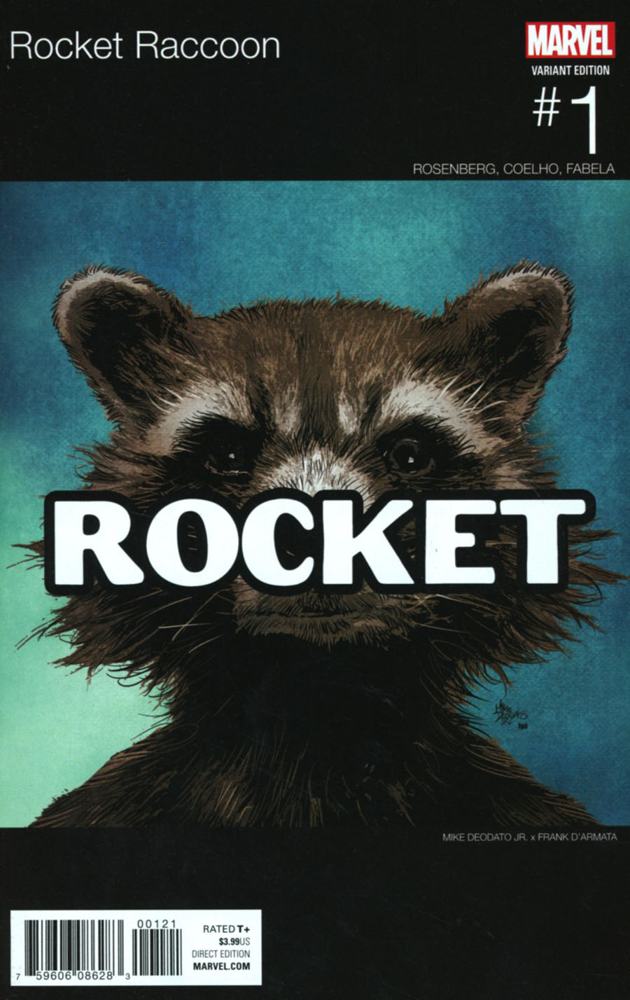 Rocket Raccoon Vol 3 #1 Cover B Variant Mike Deodato Jr Marvel Hip-Hop Cover (Marvel Now Tie-In)