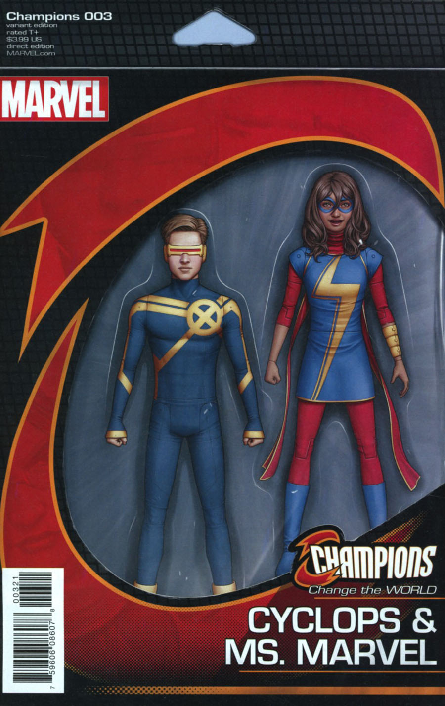 Champions (Marvel) Vol 2 #3 Cover B Variant John Tyler Christopher Marvel Now Action Figure Cover