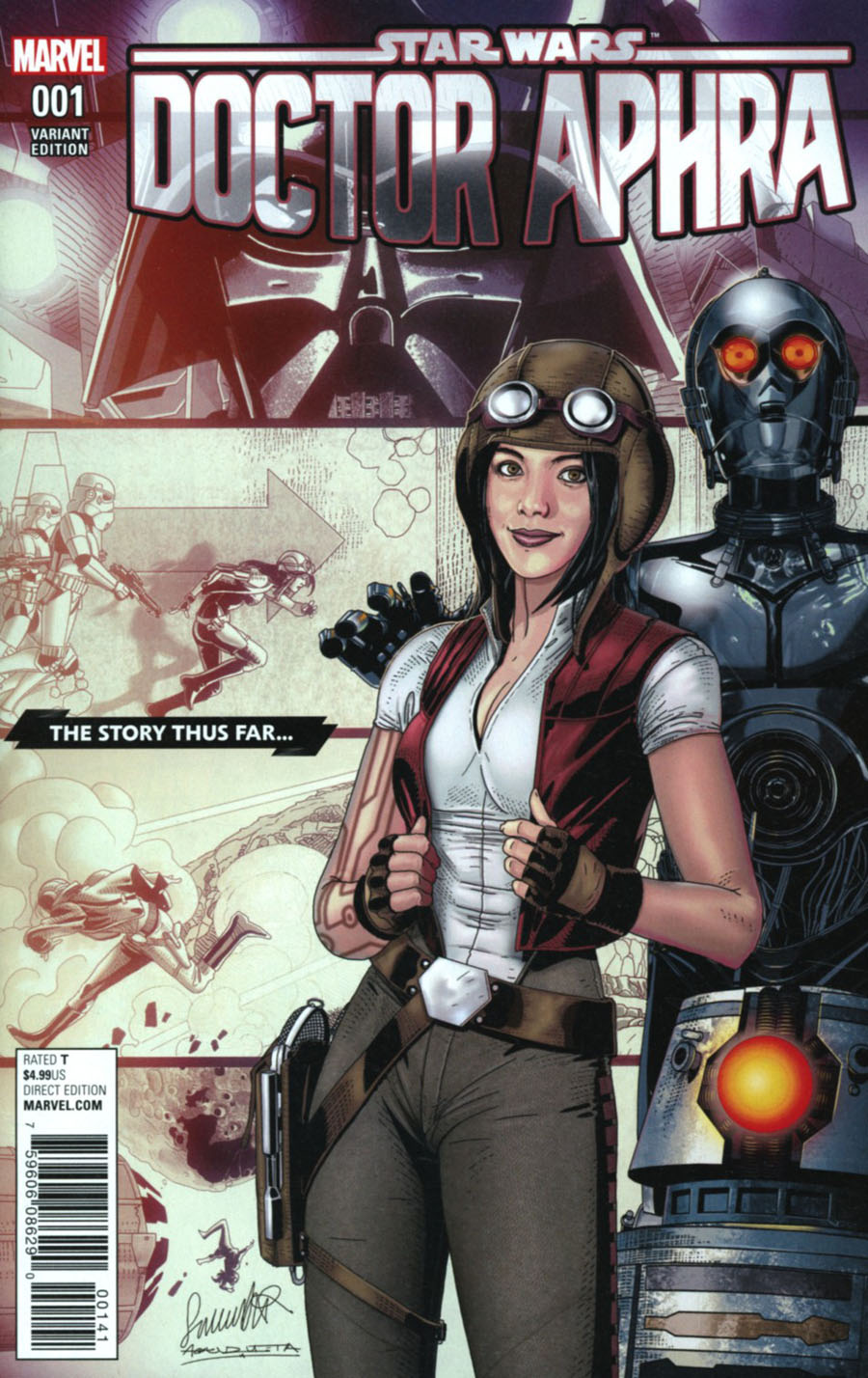 Star Wars Doctor Aphra #1 Cover C Variant Salvador Larroca Classified Story Thus Far Cover