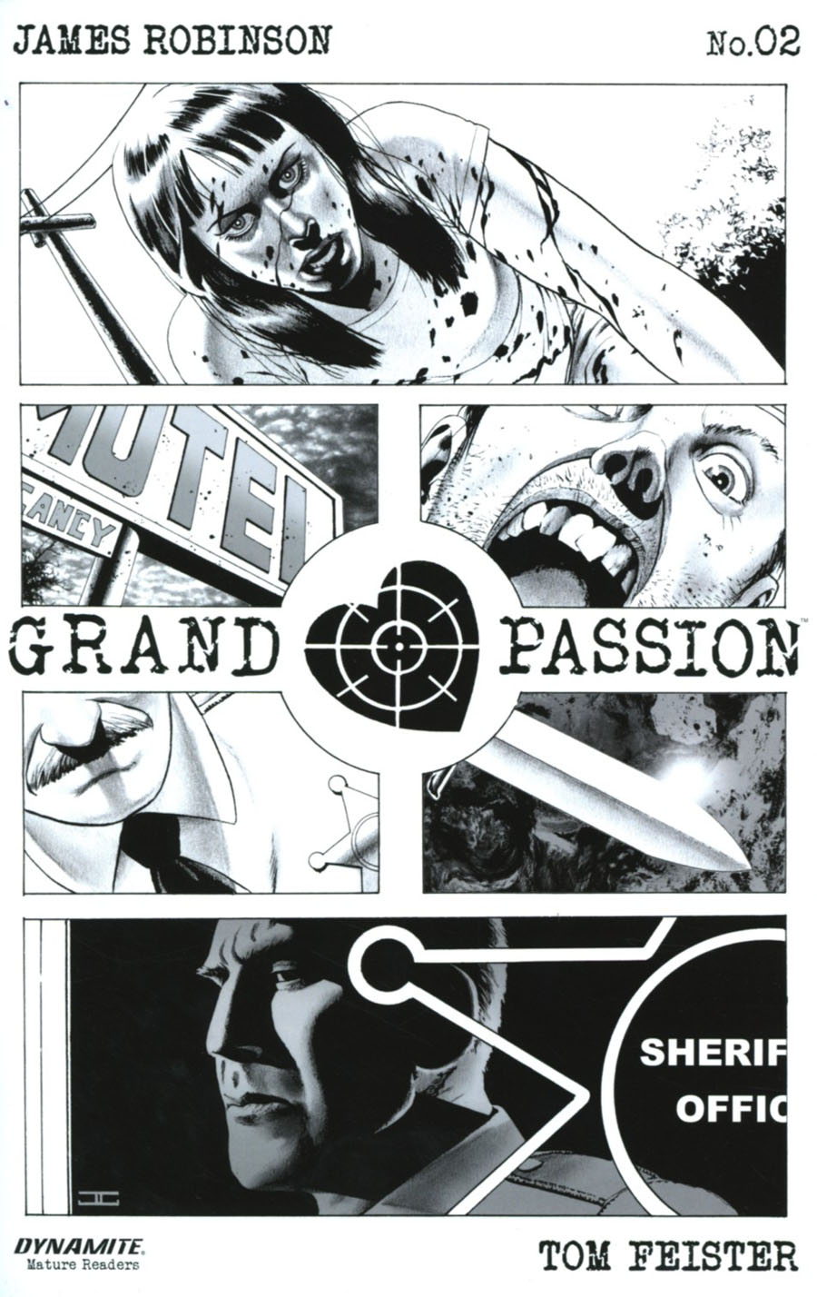 Grand Passion #2 Cover B Incentive John Cassaday Black & White Cover