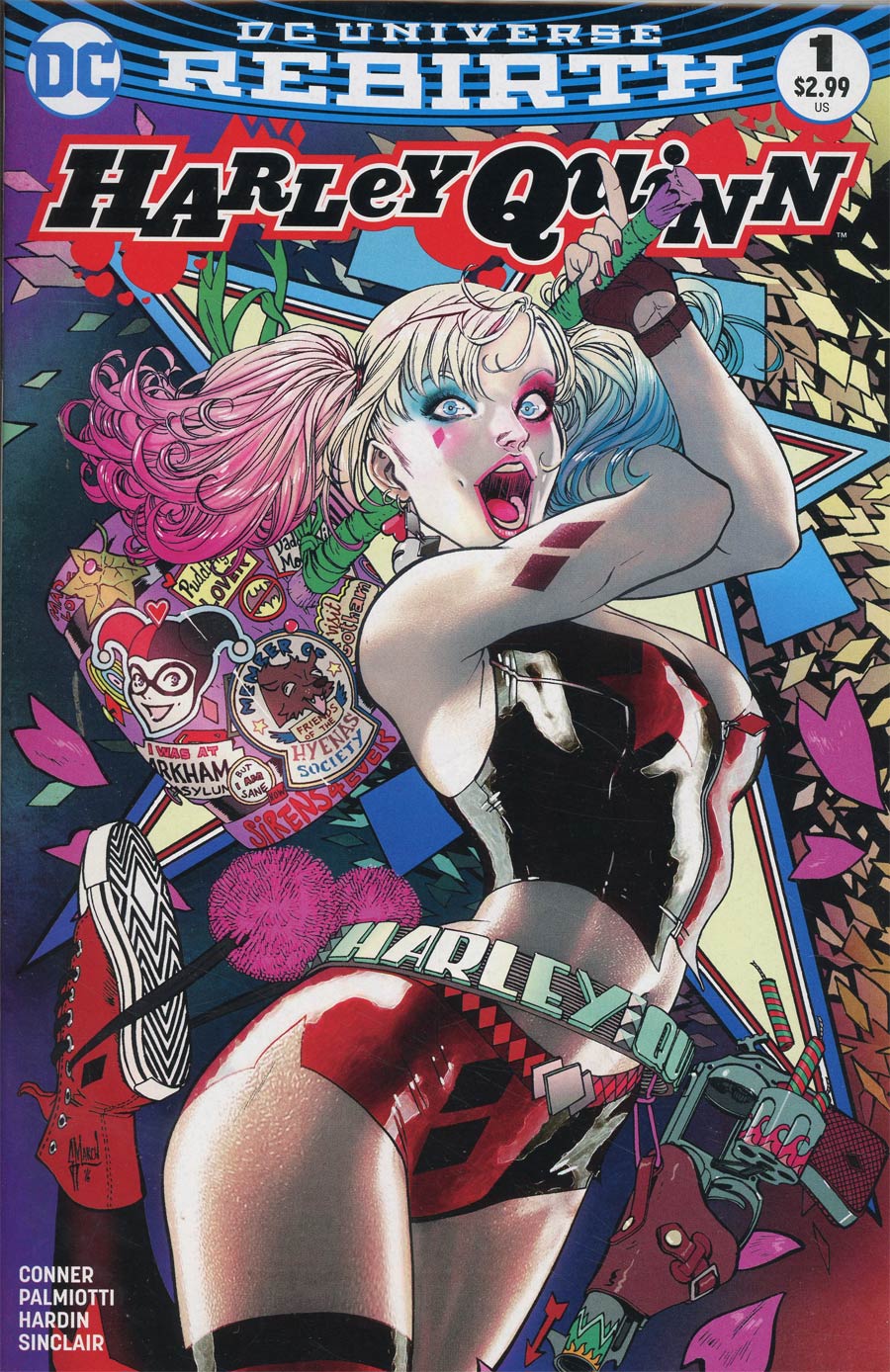 Harley Quinn Vol 3 #1 Cover Q DF Comicxposure Exclusive Guillem March Variant Cover