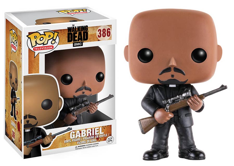 POP Television 386 Walking Dead Gabriel Vinyl Figure