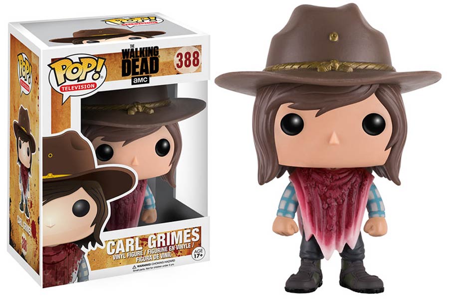 POP Television 388 Walking Dead Carl Grimes Vinyl Figure