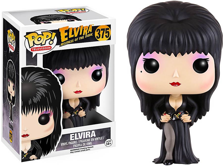 POP Television 375 Elvira Mistress Of The Dark Vinyl Figure