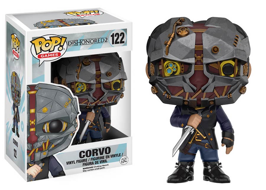 POP Games 122 Dishonored 2 Corvo Vinyl Figure