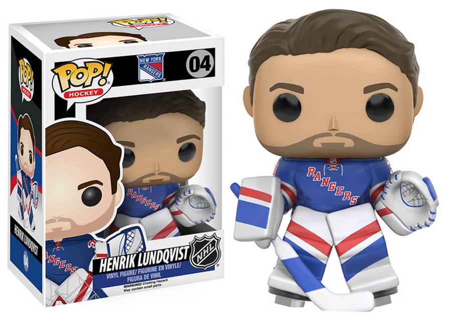 POP Hockey 04 Henrik Lundqvist Vinyl Figure