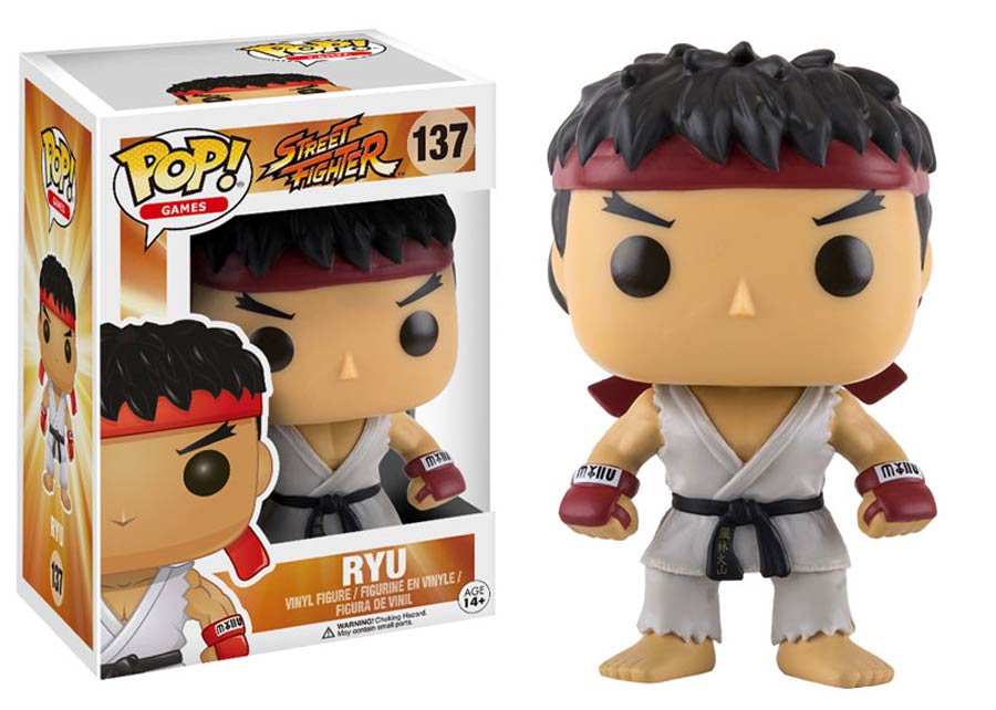 POP Games 137 Street Fighter Ryu Vinyl Figure