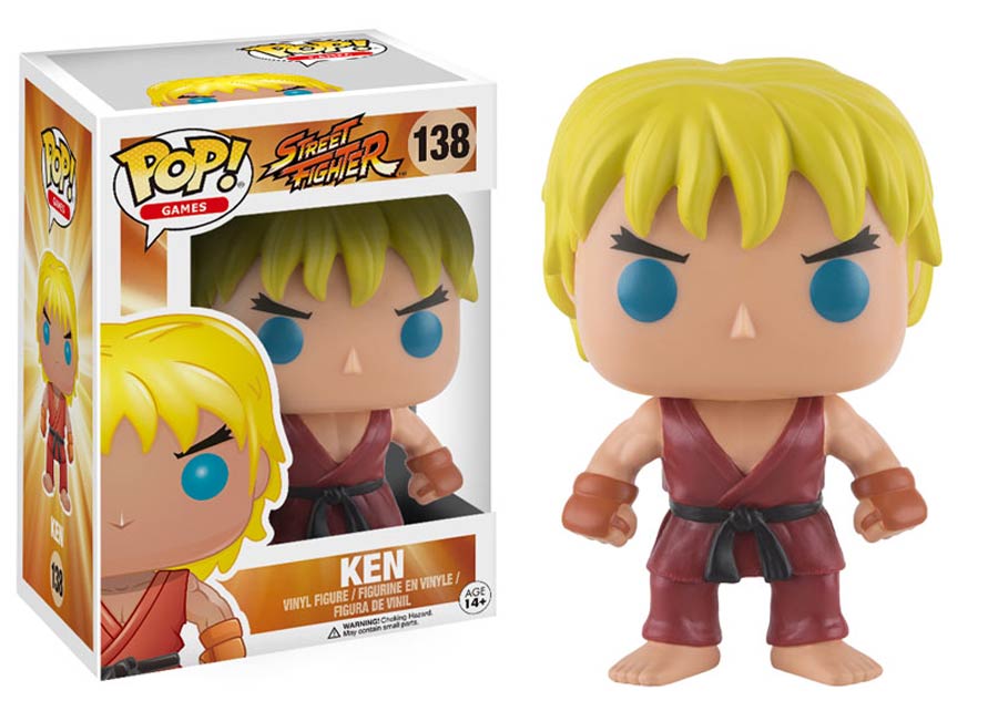 POP Games 138 Street Fighter Ken Vinyl Figure