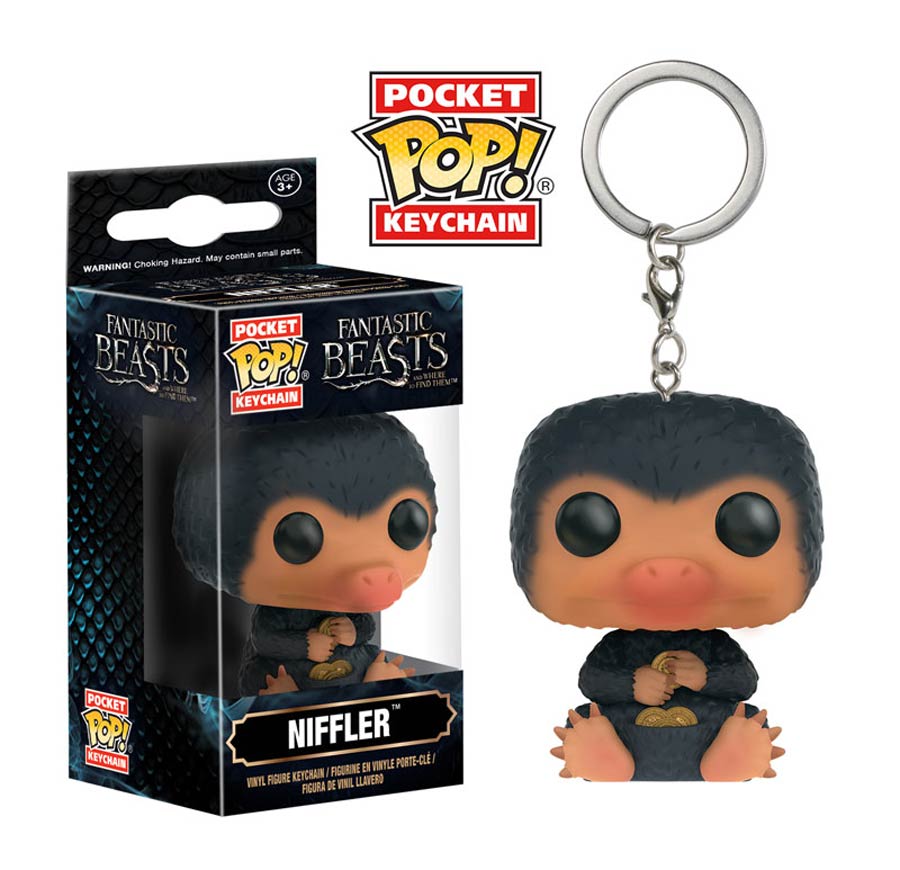 POP Fantastic Beasts And Where To Find Them Niffler Vinyl Figure Keychain