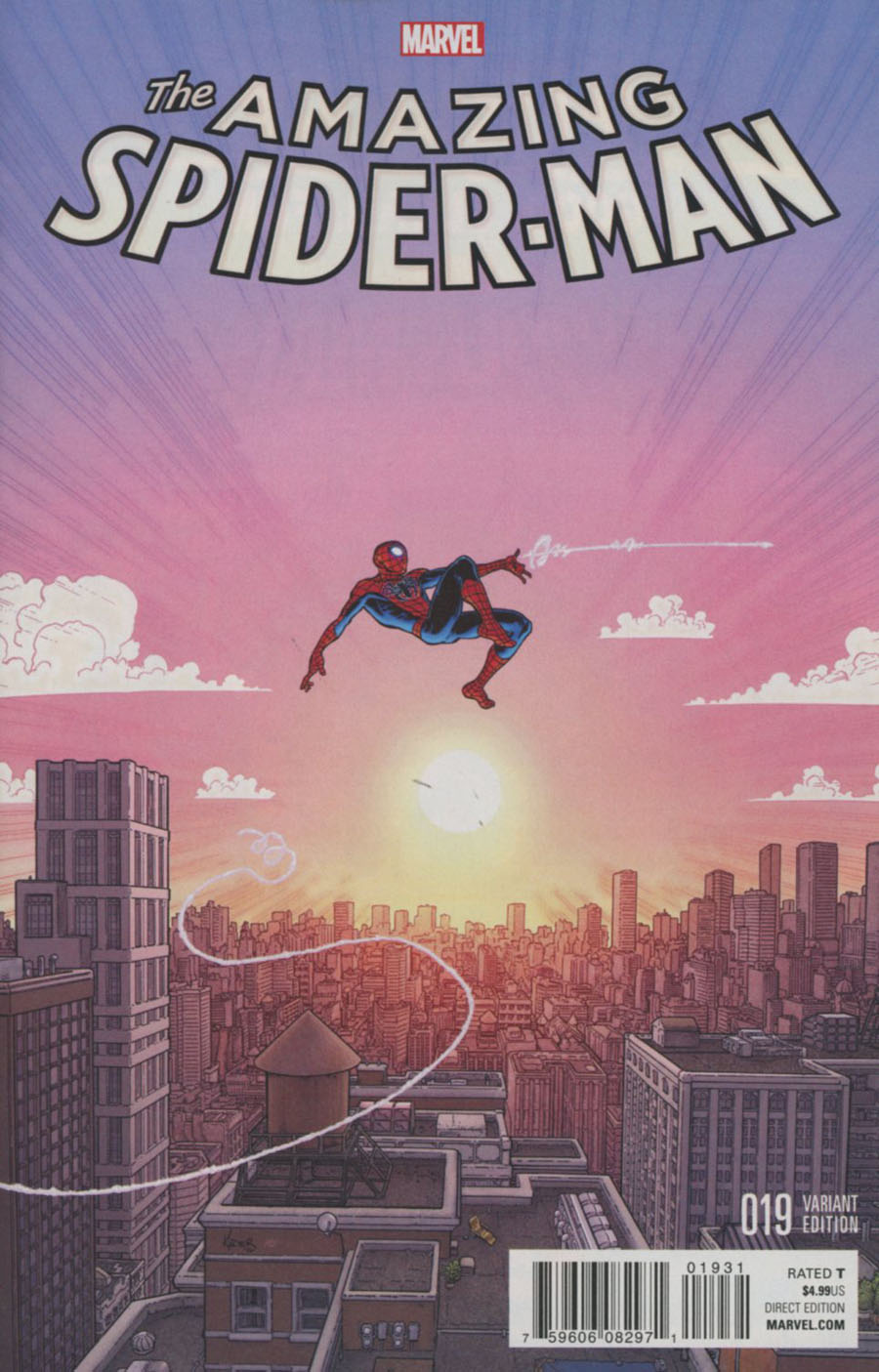 Amazing Spider-Man Vol 4 #19 Cover B Incentive Aaron Kuder Variant Cover (Dead No More Prelude)