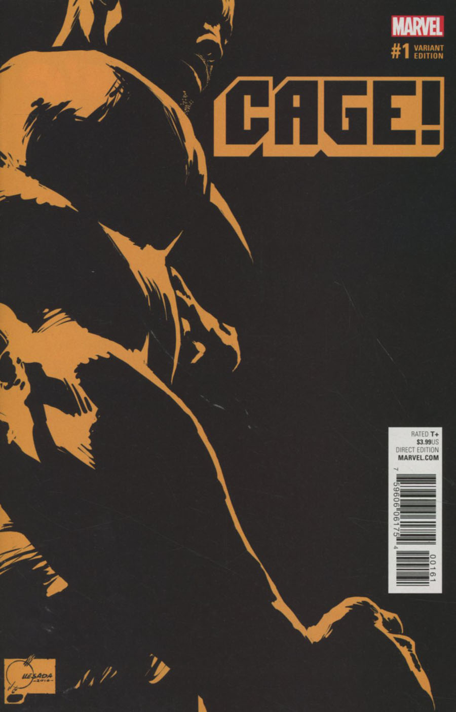 Cage Vol 3 #1 Cover D Variant Joe Quesada Cover (Marvel Now Tie-In)