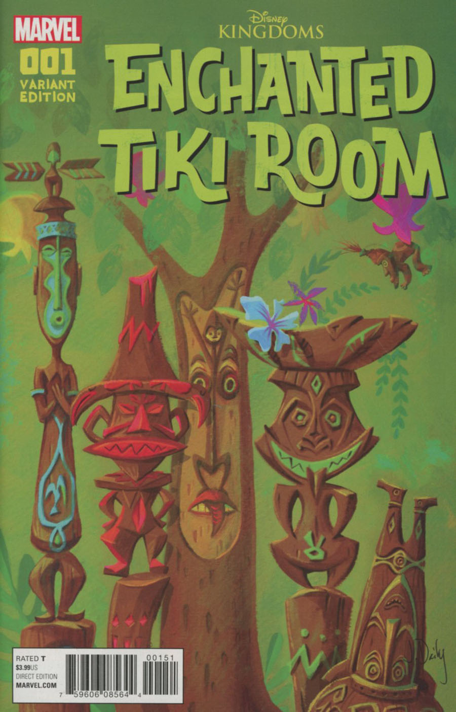 Disney Kingdoms Enchanted Tiki Room #1 Cover D Incentive Jody Daily Variant Cover